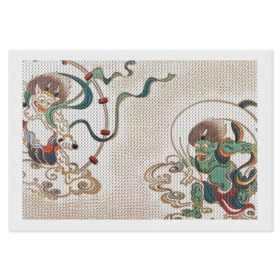 Amazon | ZOOKISS ダイヤモンドアート 風神 雷神 和風